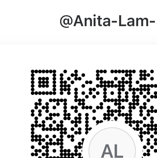 Venmo QR code for Anita Lam, @Anita-Lam-3